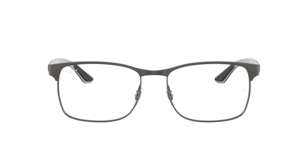 Ray-Ban Rb8416 Optics Eyeglasses Gunmetal Frame Clear Lenses Polarized 55-17