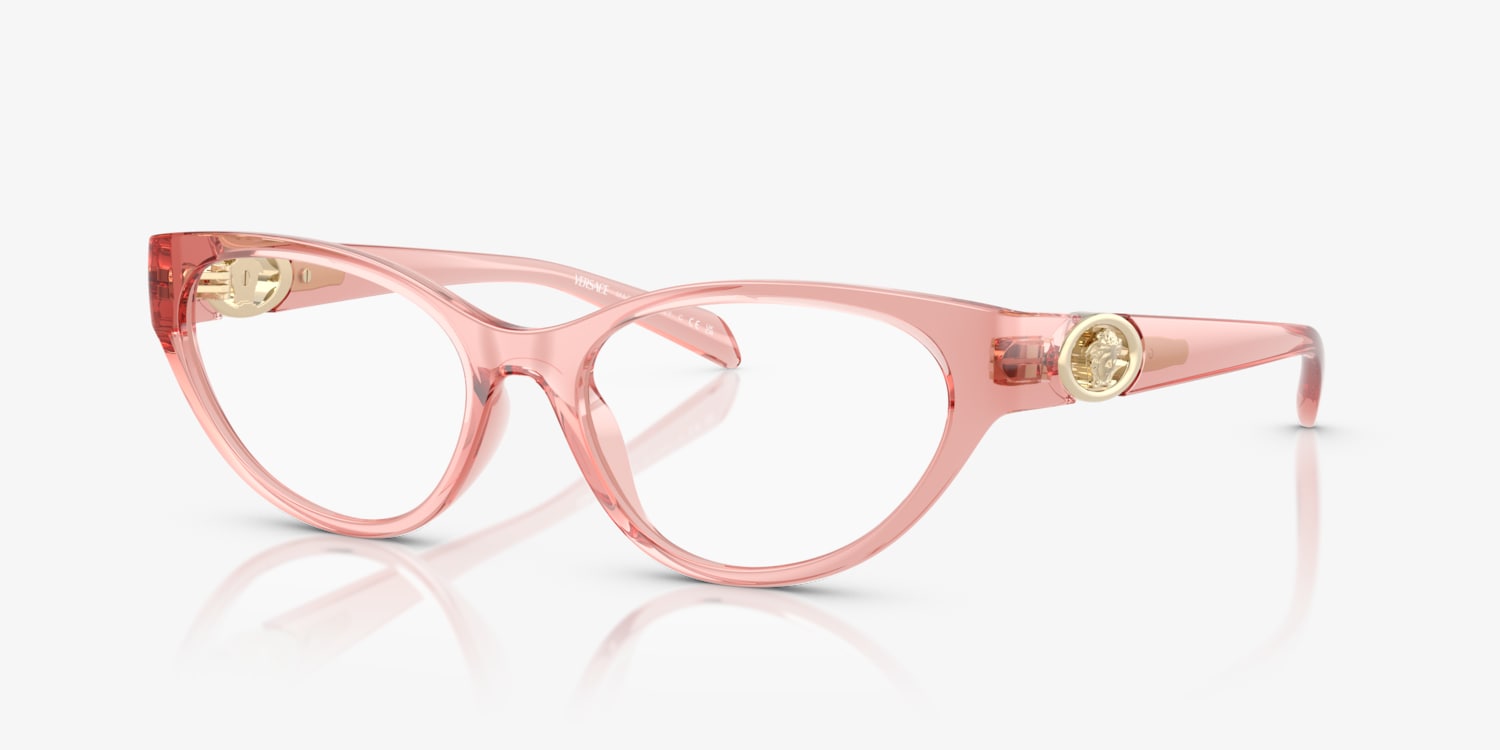 VERSACE MOD 2022 ピンク ヴィンテージ・アイウェア Versace VE3372U Eyeglasses | LensCrafters
