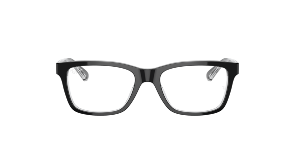 Ray-Ban Kids RY1536 3529 Kids' Glasses Black Size 48 - Blue Light Block Available