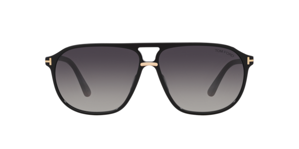 Tom Ford FT1026 BRUCE 01B Men's Sunglasses Black Size 61