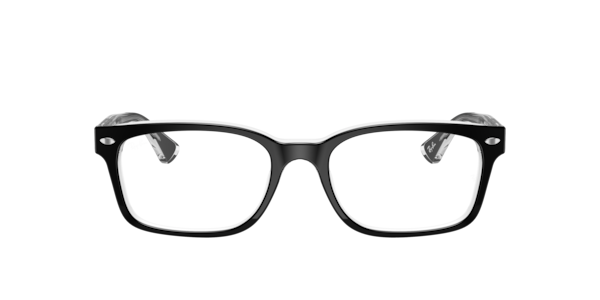 Ray-Ban RX5286 Highstreet 2034 Men's Glasses Black Size 51 - Blue Light Block Available