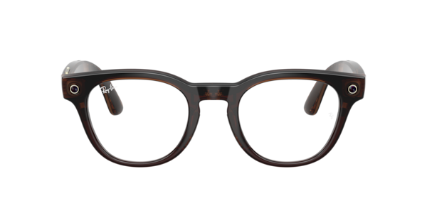 Ray-Ban Meta RW7002 Scriber Optics 8532 Men's Glasses Brown Size 49 - Blue Light Block Available