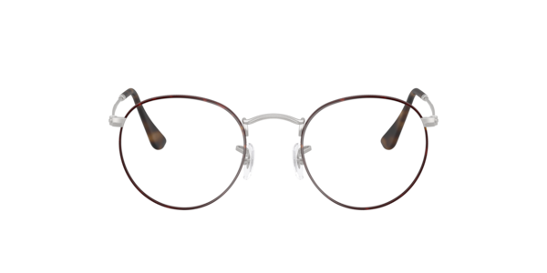 Ray-Ban RX3447V Round Metal 3194 Men's Glasses Tortoiseshell Size 47 - Blue Light Block Available