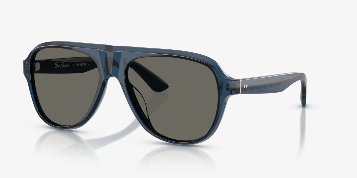 ブラック アビエイター サングラス 57-16 OV5581SU Oliver Peoples OV5581SU Paul Newman Sun Sunglasses | LensCrafters