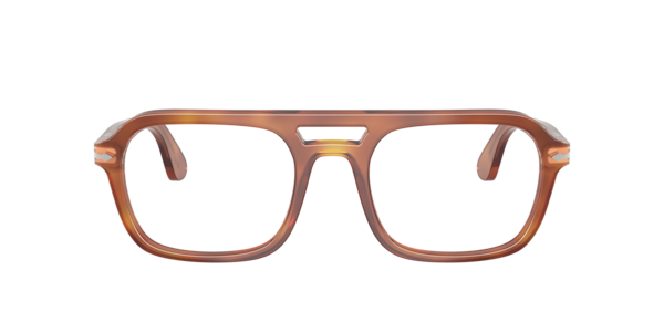 Persol PO3394V 96 Men's Glasses Brown Size 54 - Free Lenses - Blue Light Block Available