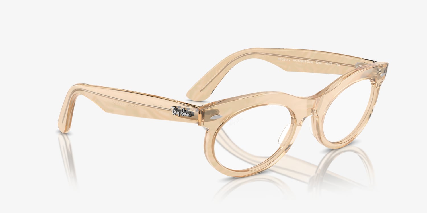 Ray-Ban RB2242V Wayfarer Oval Optics Change Eyeglasses | LensCrafters