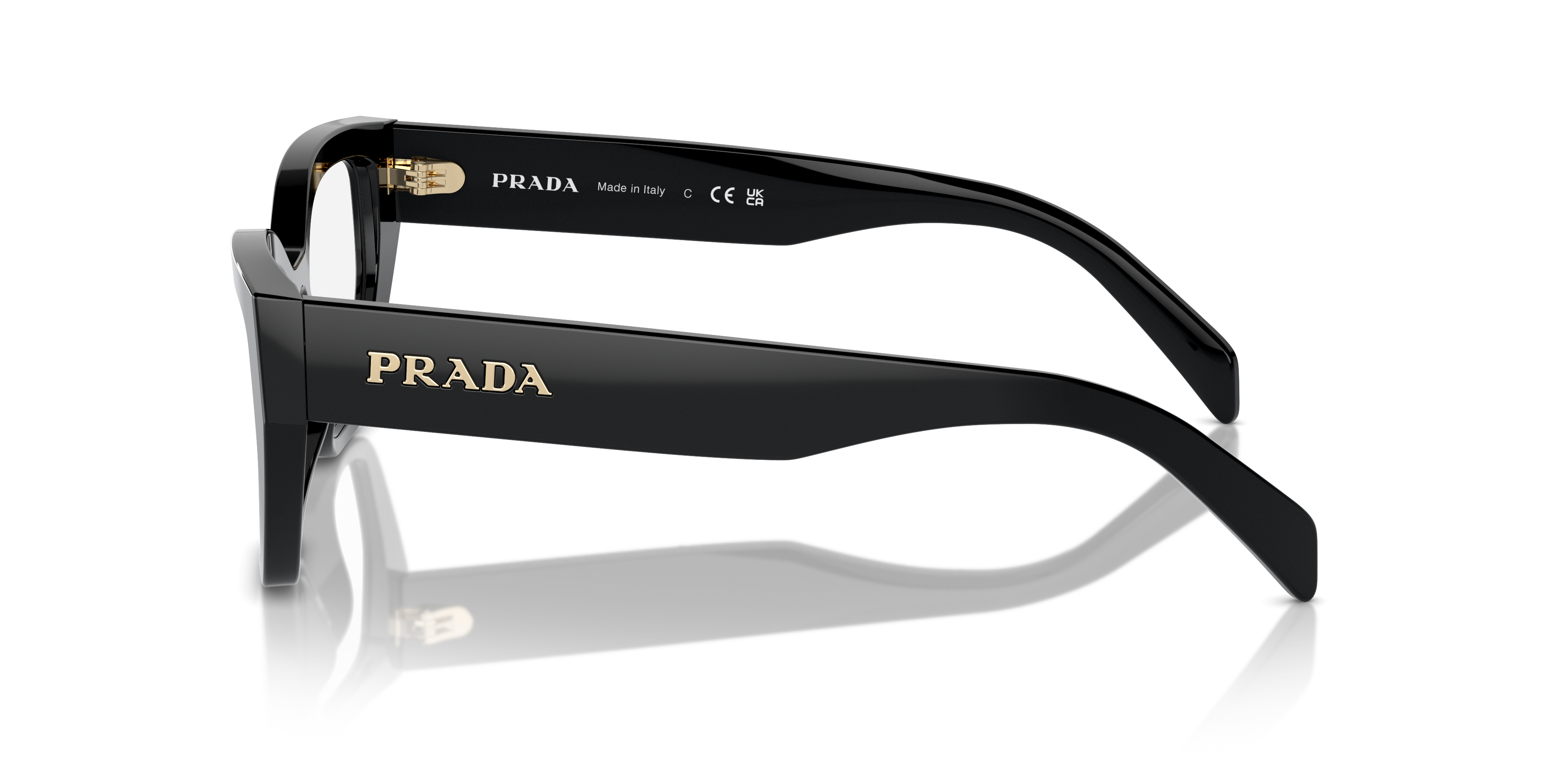 PRADA SPR16V ブラックサングラス 0PR_A16V__16K1O1__P21__shad__l