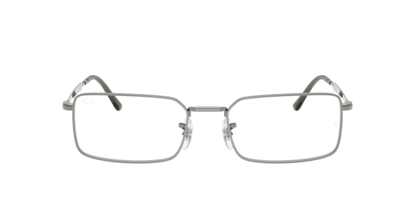 Ray-Ban Rb6557 Optics Eyeglasses Gunmetal Frame Transparent Lenses Polarized 56-19
