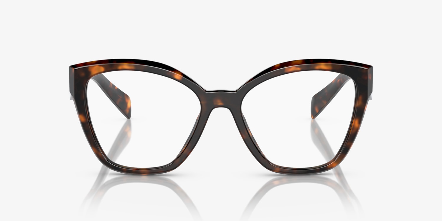 Prada PR20Z Translucent Green Cat-Eye Women\'s Glasses Prada PR20ZV clear , beige frame main image 2