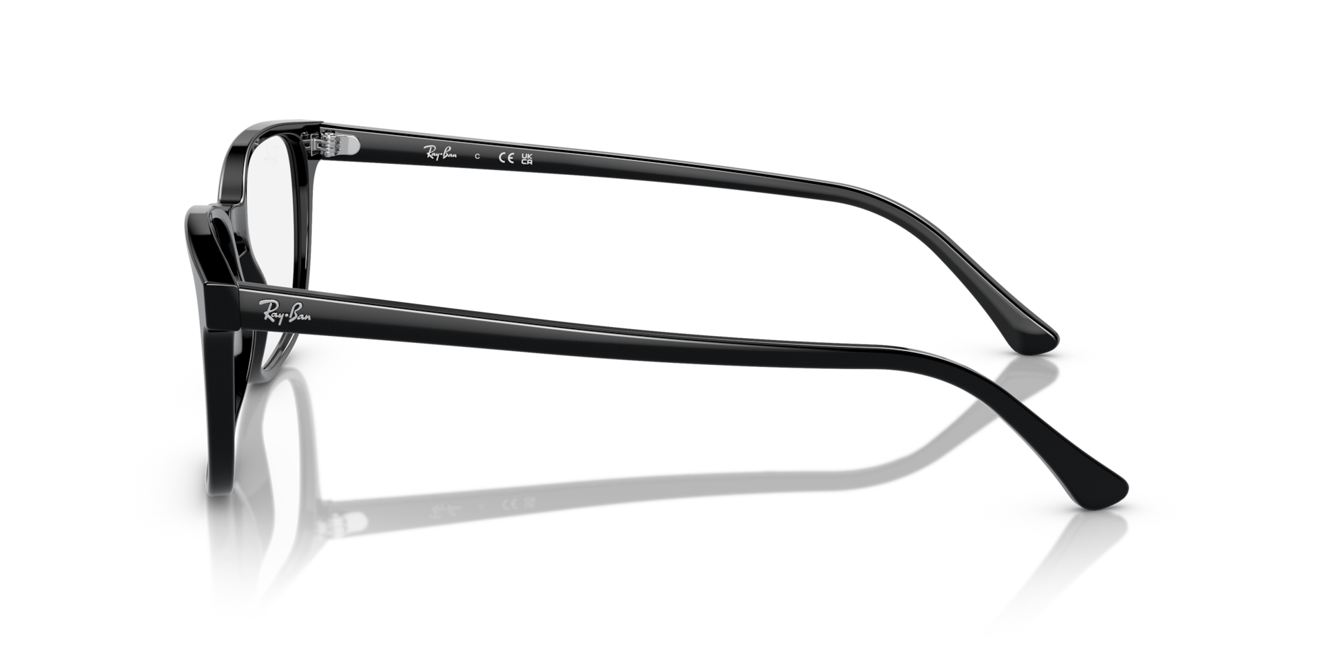 Ray-Ban ブラック オーバル メガネ 0RX5418__2000__P21__shad__lt.
