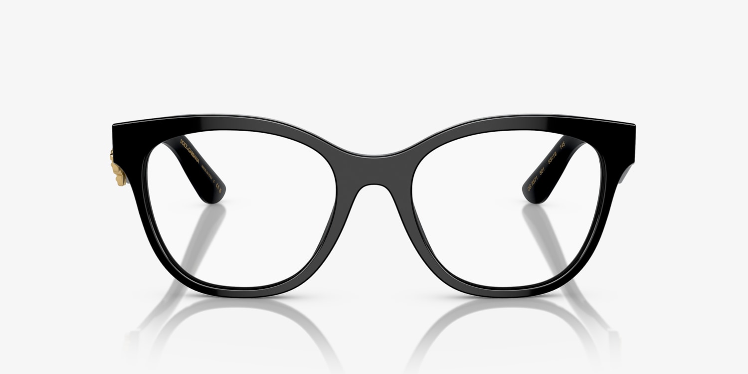 Dolce & Gabbana Black Women\'s Optical Glasses with Glitter Temples Amazon.com: Dolce & Gabbana DG3334 Women main image 4