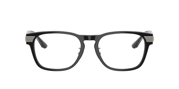 Scuderia Ferrari Men's Square Eyeglasses, FH4012D - Shiny Black