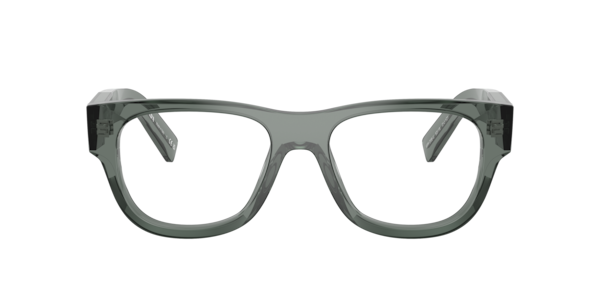 Prada Men's Square Eyeglasses, Pr D08VU - Transparent Gray