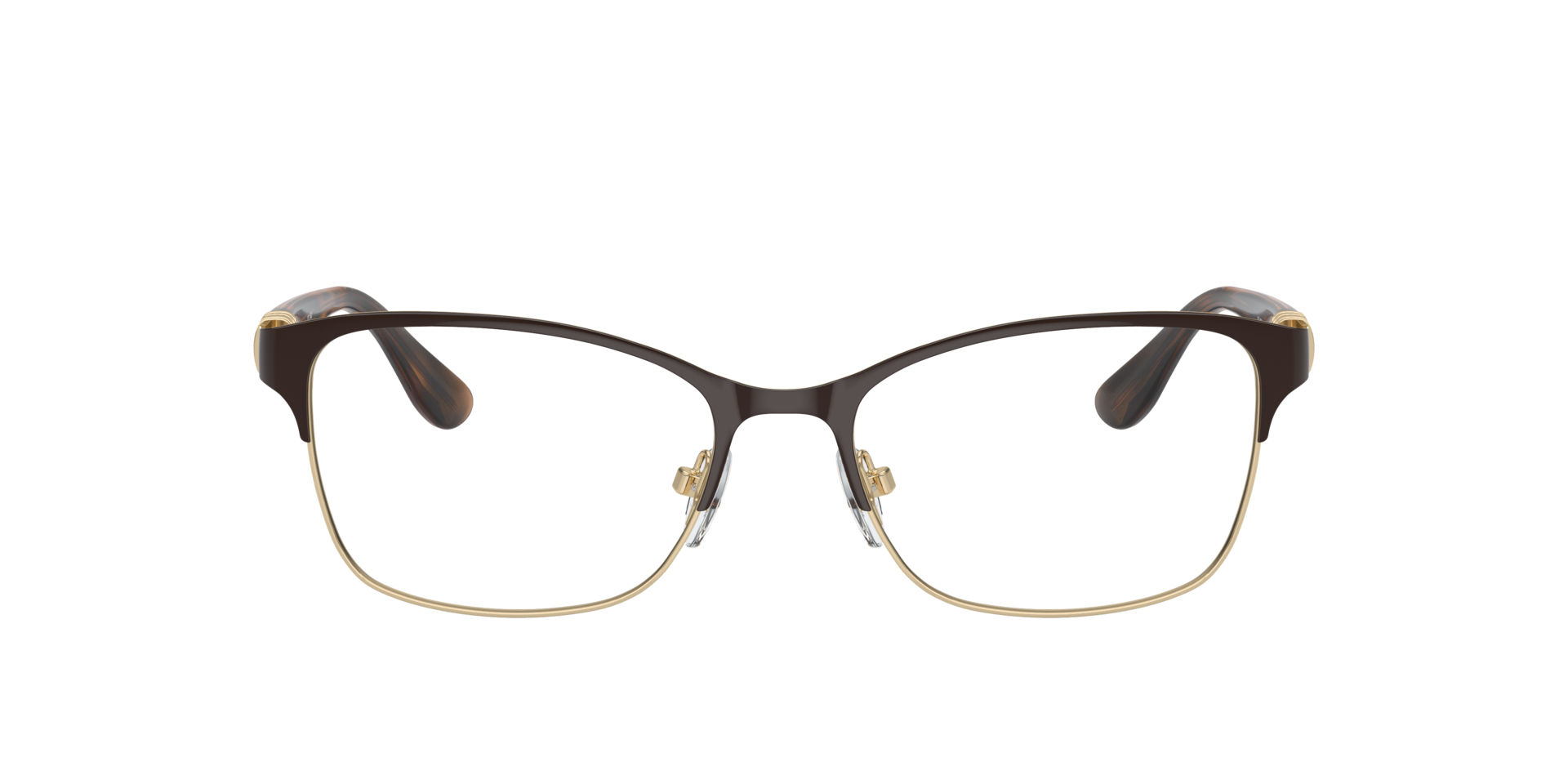 Vogue Vo 4033 997 Brown/Pale Gold Authentic Eyeglasses 53-17-140 Vogue VO 4050 - 997 Brown / Pale Gold | Eyeglasses Woman main image 2
