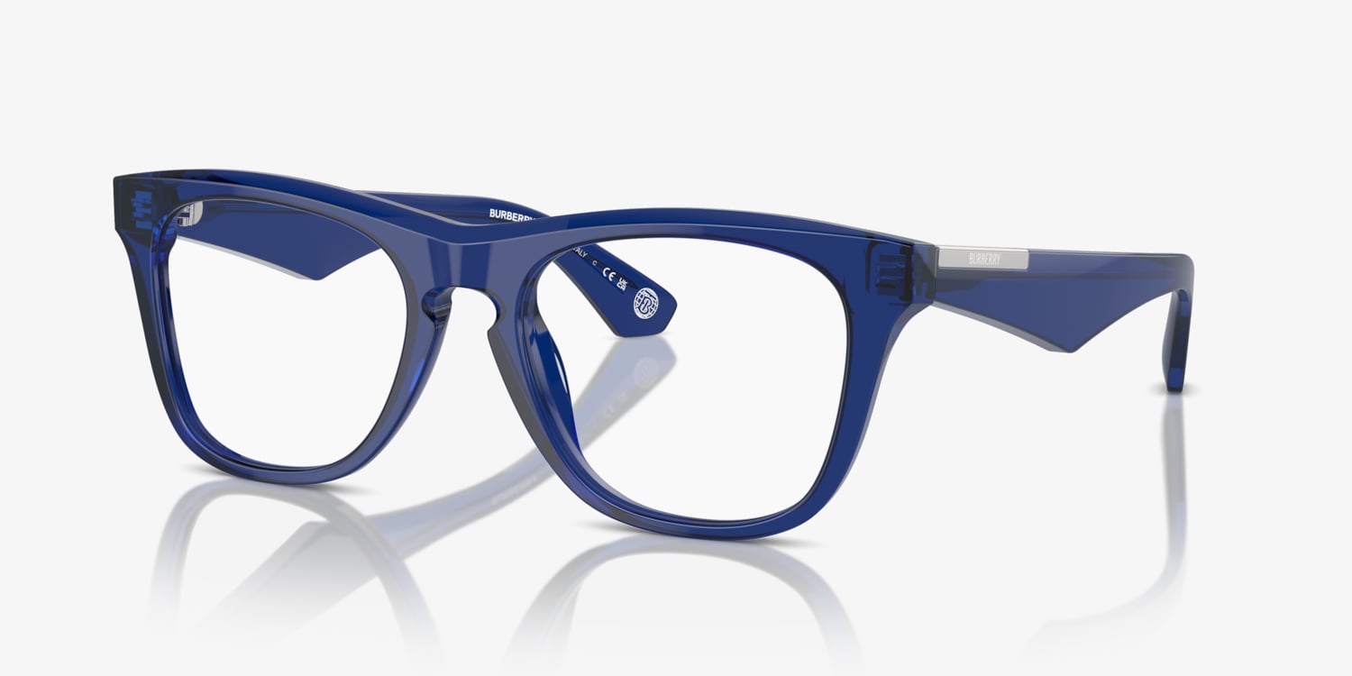 NWT Burberry 0BE2419 Blue Rectangle 51mm Eyeglasses burberry-be2419-3002.jpg main image 2