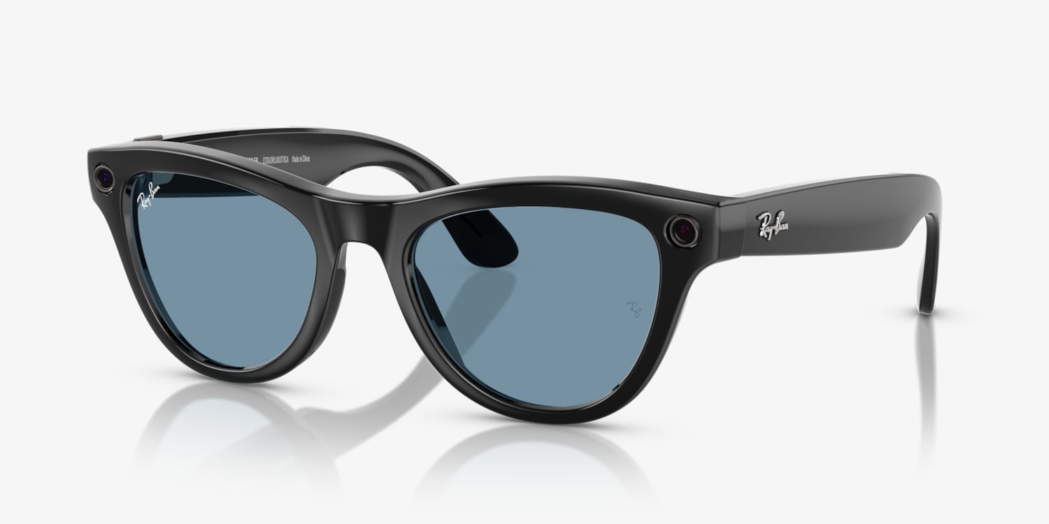 Ray-Ban  SKYLER ブラック サングラス Ray-Ban Ray-Ban Meta Skyler Sunglasses | LensCrafters