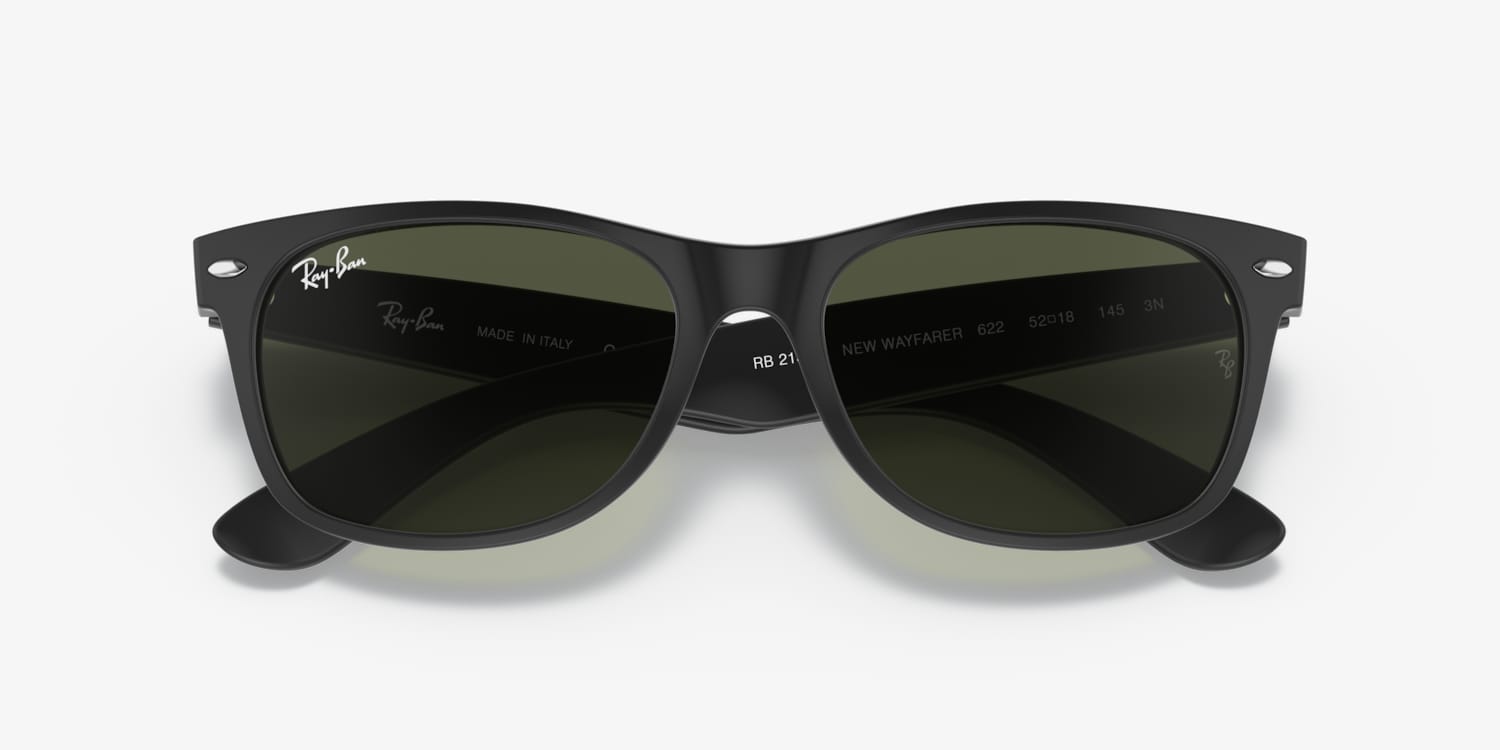 Ray-Ban RB2132F New Wayfarer Matte Sunglasses | LensCrafters