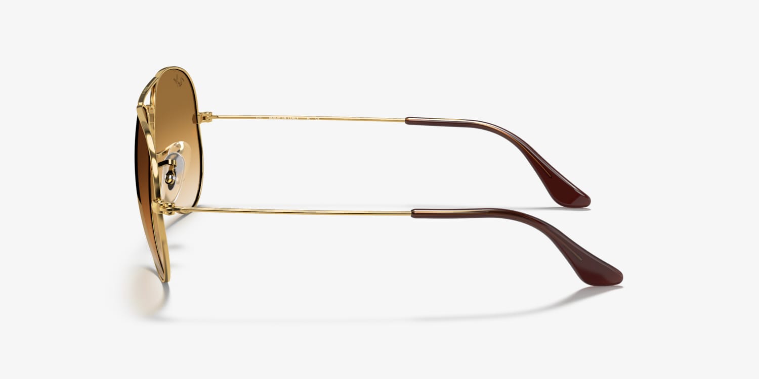 Ray-Ban RB3025 Aviator Gradient Sunglasses | LensCrafters