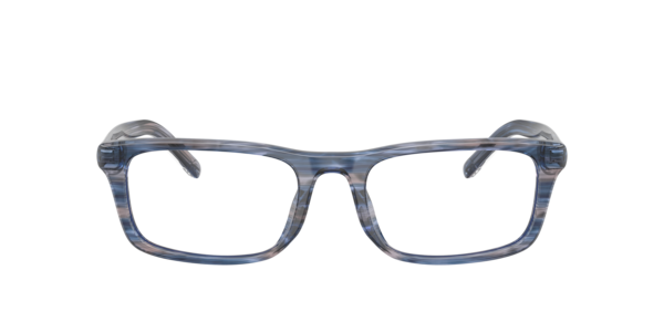 Diesel Unisex Rectangle Eyeglasses, DL4017U - Striated Blue