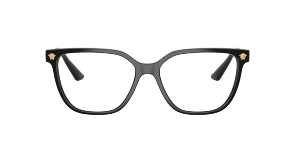 Versace Women's Square Eyeglasses, VE3388U - Black