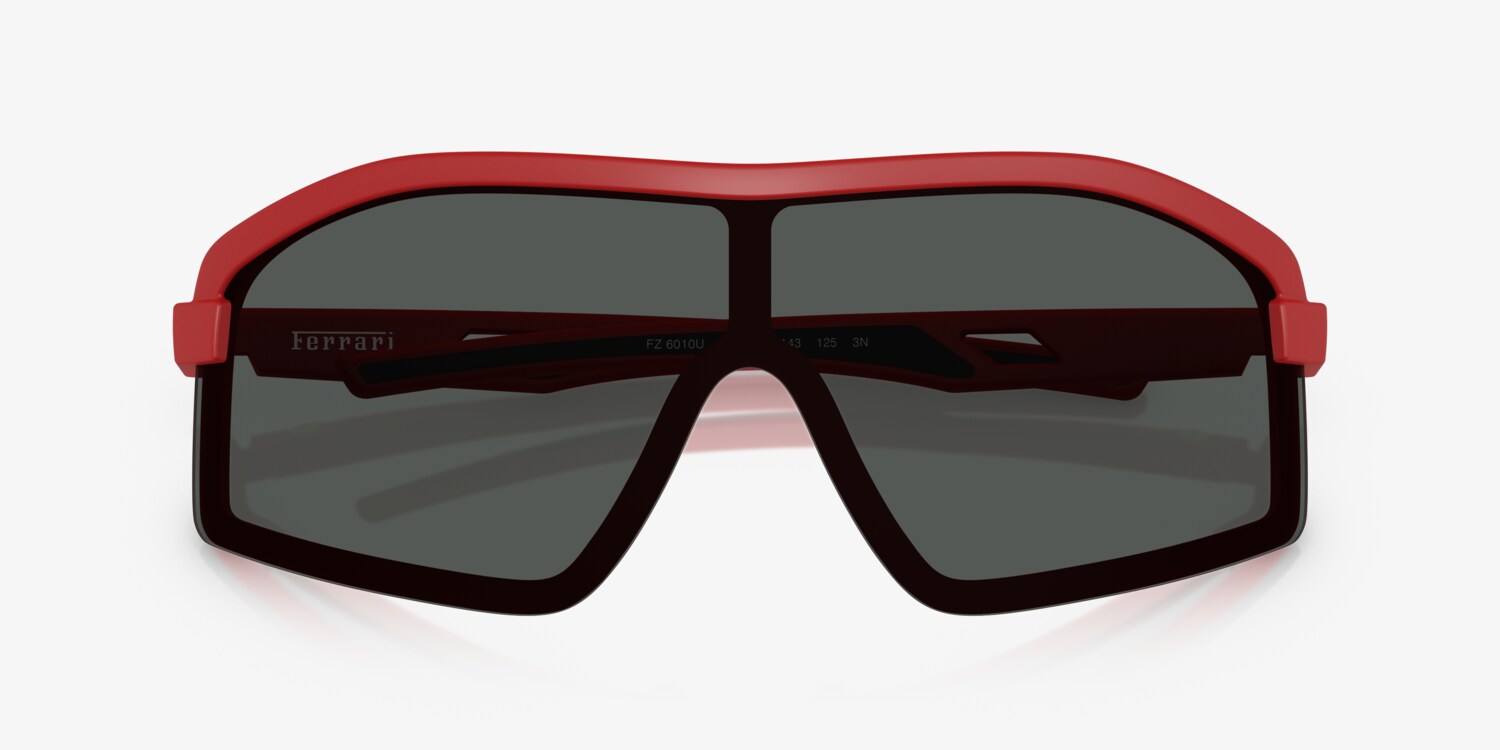 Ferrari Sunglasses — FZ 6010U — Matte White/Grey FZ6002U Sunglasses - Ferrari Scuderia Authorized Retailer  main image 4