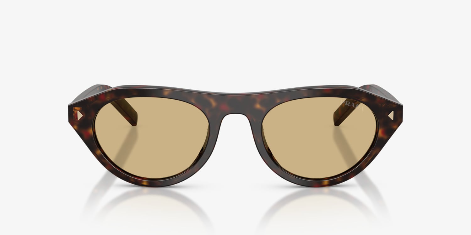 PRADA プラダ サングラス PR B15S ブラウン べっ甲色 ケース付き Prada PR B15S Sunglasses | LensCrafters