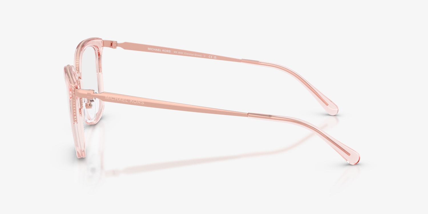 conix beams シルクスクリーン ED30 サイン入り 未使用 PINK Michael Kors MK3032 Coconut Grove Eyeglasses | LensCrafters