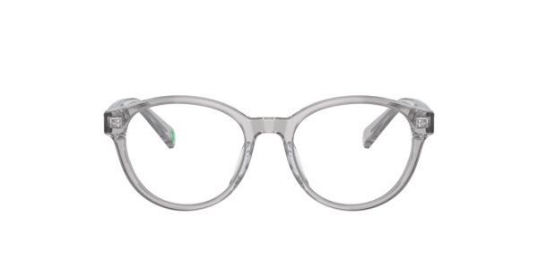 Polo Ralph Lauren Kids Round Eyeglasses, PP8546U 49 - Shiny Transparent Gray