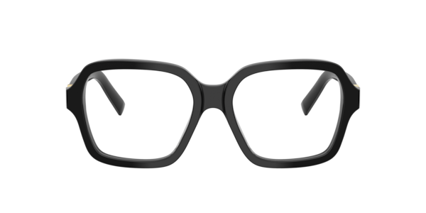 Miu Miu Women's Square Eyeglasses, Mu 03YV - Black
