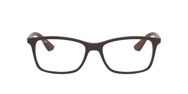 Ray-Ban RX7047 Active Lifestyle 5451 Men's Glasses Brown Size 54 - Blue Light Block Available