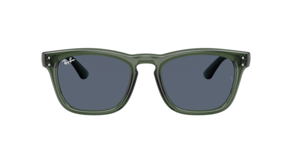 Ray-Ban Rb2238 Sunglasses Transparent Green Frame Grey Lenses 52-20