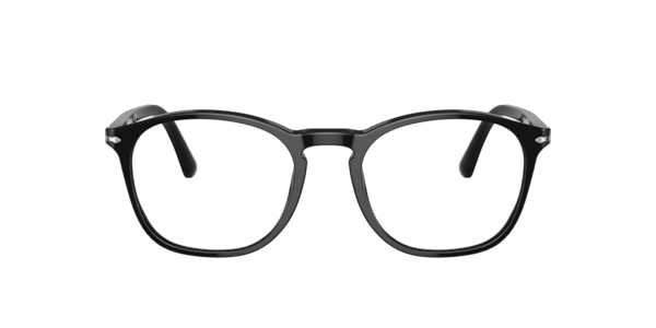 Persol PO3007VM 95 Men's Glasses Black Size 52 - Free Lenses - Blue Light Block Available