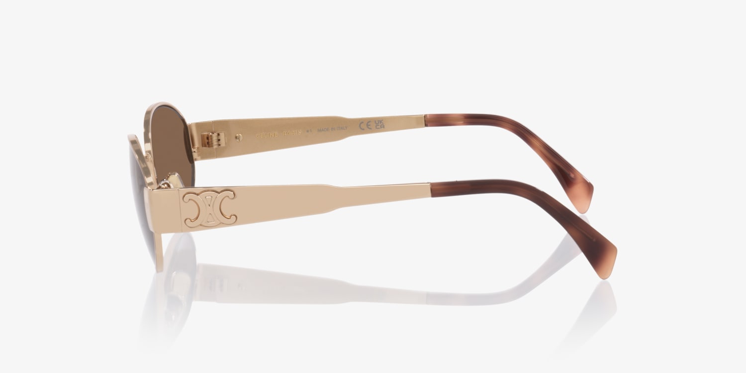Celine Triomphe Metal CL40235U Sunglasses | LensCrafters