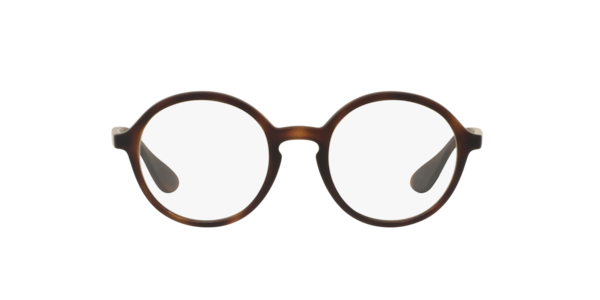 Ray-Ban Rb7075 Eyeglasses Tortoise Frame Clear Lenses Polarized 49-20