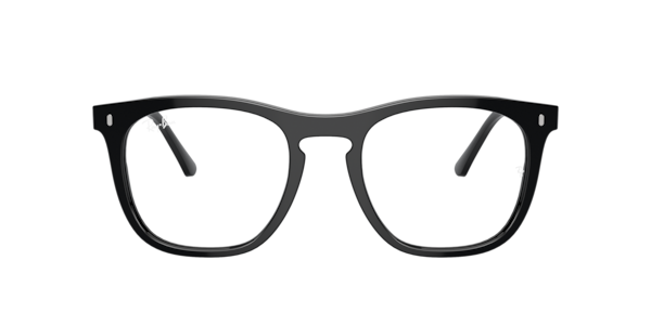Ray-Ban RX2210V 2000 Men's Glasses Black Size 51 - Blue Light Block Available