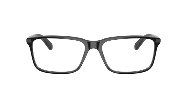 B by Brooks Brothers Men's Rectangle Eyeglasses, BB2081U - Black