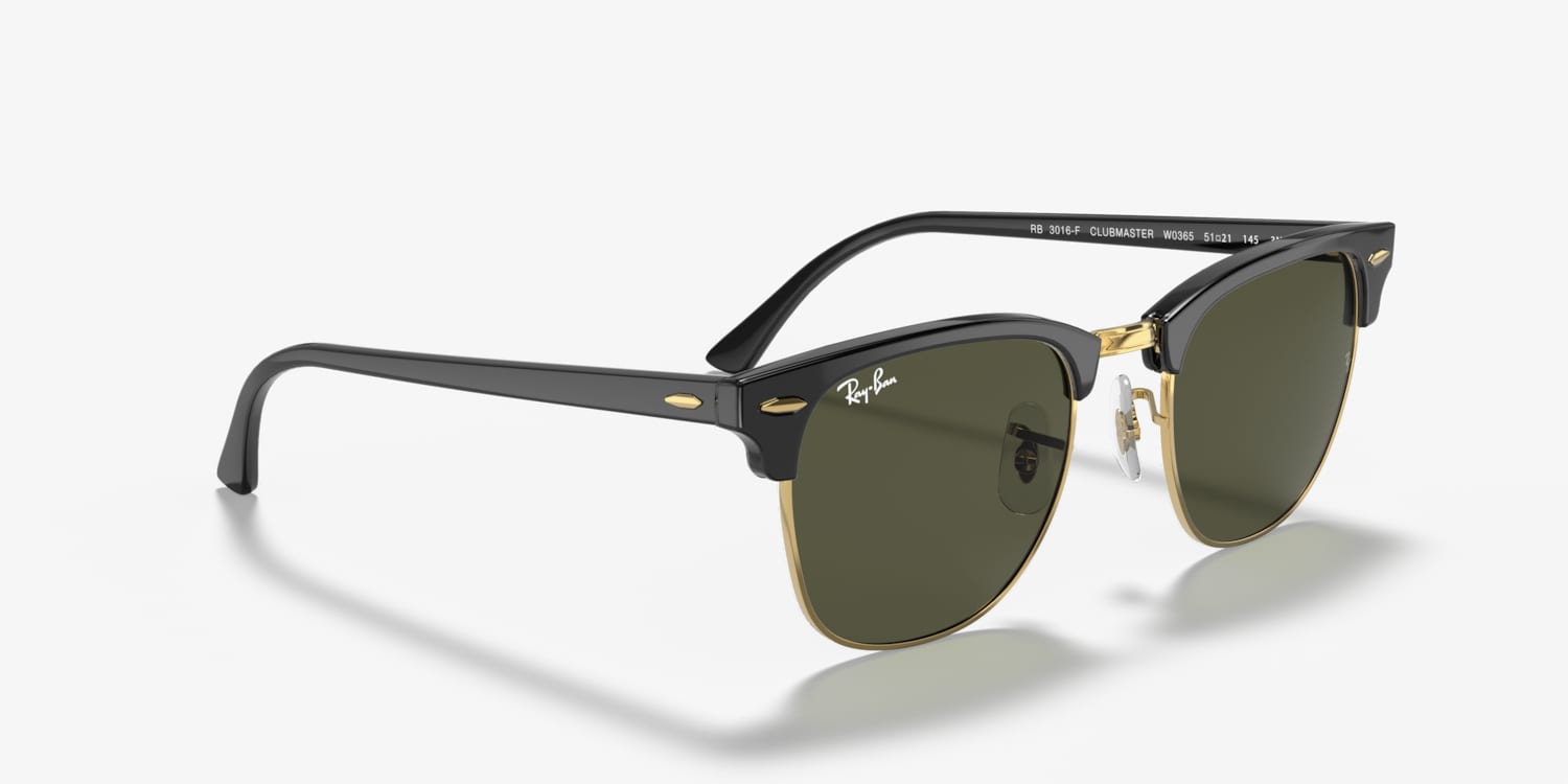 Ray-Ban RB3016 CLUB MASTER サングラス Ray-Ban RB3016F Clubmaster Classic Sunglasses | LensCrafters