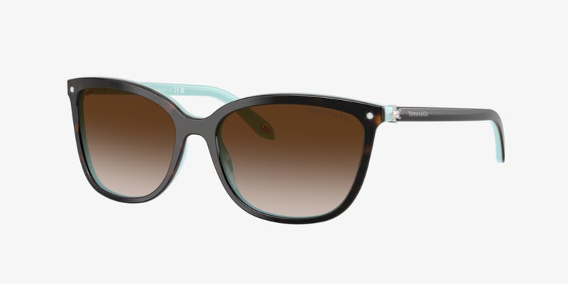 Tiffany & Co. sunglasses, model TF4193-B in a havana on  blue frame nwt Tiffany & Co. sunglasses, model TF4193-B in a havana on blue  main image 3