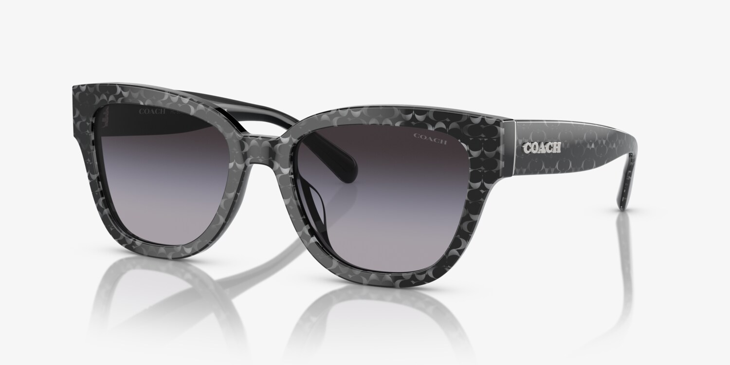 NWT Coach retail item Signature Round Sunglasses pink CL920 Coach Coach Glasses in Pink/Purple | Target Optical main image 3