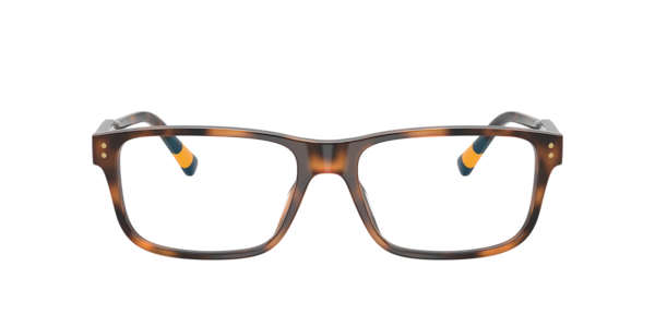 Polo Ralph Lauren Men's Rectangle Eyeglasses, PH2302U - Shiny Havana