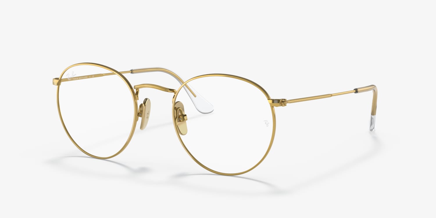 Round-Frame Titanium Optical Frames Retro Style 7307KMN Round Titanium Glasses | Japanese Retro  main image 3
