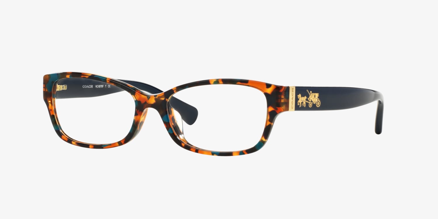 Coach Women\'s Eyeglasses — Blue with Brown Fade Coach HC6089 Eyeglasses | LensCrafters main image 4