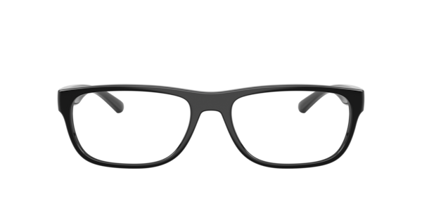 Arnette Men's Rectangle Eyeglasses, AN7289U - Recycled Black