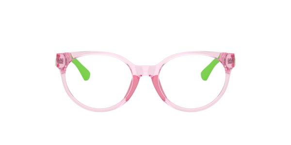 Polo Ralph Lauren Child Phantos Eyeglasses, PP8554U - Shiny Transparent Pink