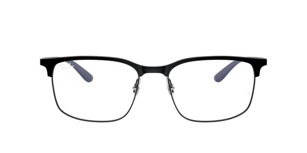 Ray-Ban Rb6518 Optics Eyeglasses Sand Blue Frame Clear Lenses Polarized 55-19