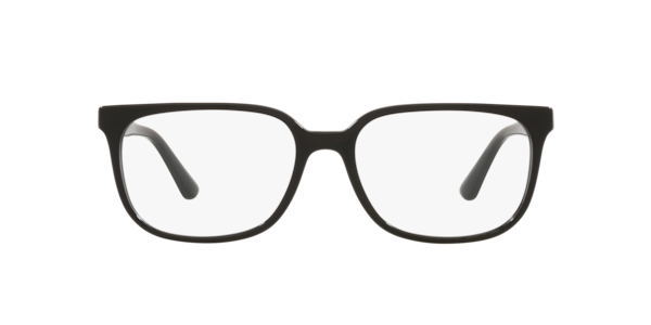 LensCrafters EC2009 Men's Rectangle Eyeglasses - Shiny Black