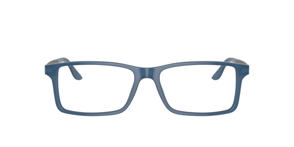 Ralph Lauren Rectangle Men's Eyeglasses, RL6128 - Navy Opaline Blue