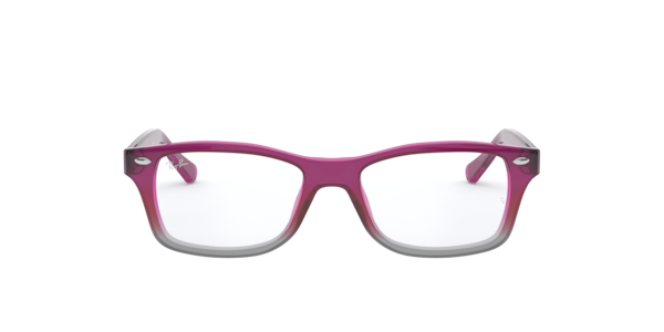 Ray-Ban Kids RY1531 3648 Kids' Glasses Pink Size 48 - Blue Light Block Available
