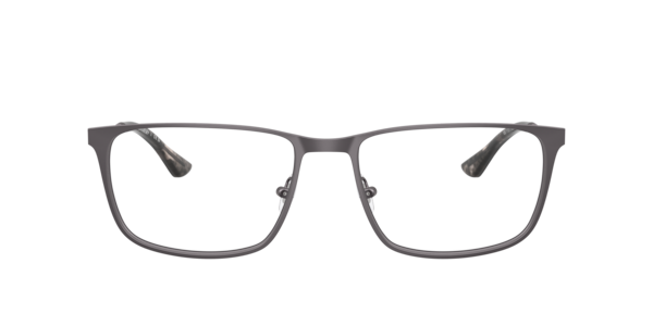 B by Brooks Brothers Men's Rectangle Eyeglasses, BB1127 - Gunmetal