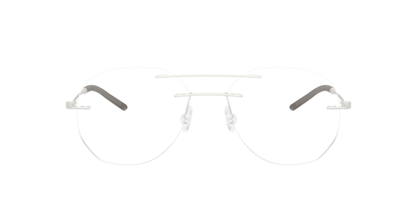 Moncler ME1003 1004 Men's Glasses Silver Size 55 - Free Lenses - Blue Light Block Available